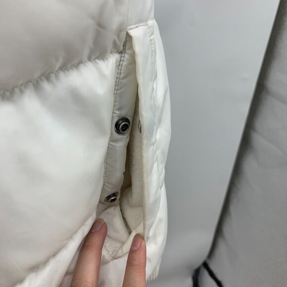 Ralph Lauren Polo Down Puffer Jacket Women S Zip Button Up Fur Trim Hood Winter - Picture 6 of 15